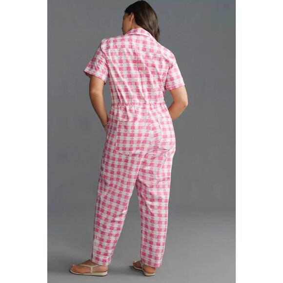 Rachel Antonoff Matthew Short-Sleeve Jumpsuit 2X - Picture 3 of 3